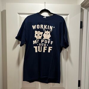 NWOT Jigglypuff Pokémon T-Shirt, Navy Blue, Men’s XL